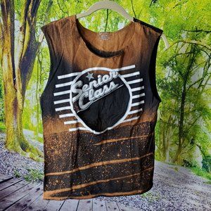 ALTERED Tee | Tie Dye Muscle Shirt Black | Small